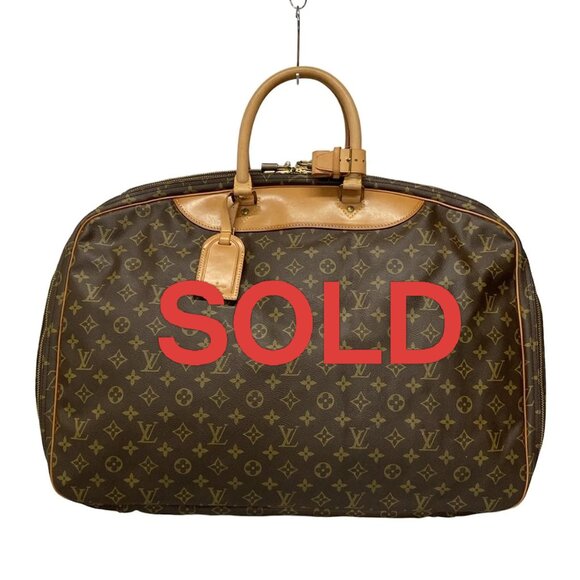 LOUIS VUITTON Alize 3 Poches Monogram Boston Bag 519-061625